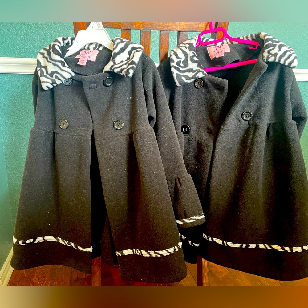 Matching set of girl’s coats